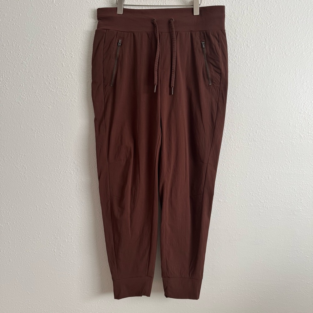 ATHLETA Reddish Cognac Brown Trekkie North High Waisted Workout Jogger Pants - Picture 6 of 15